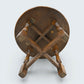 Old Charm Style Round Side Coffee Table Vintage Solid Oak FREE UK Delivery