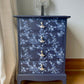 Hand Painted Stag Minstrel Bedside Table with Hand Painted Floral Design