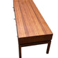 Mid-century long console coffee table by the renowned British makers Greaves and Thomas.