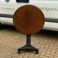 Victorian Vintage Mahogany Tilt Top Lamp Table, Side Table