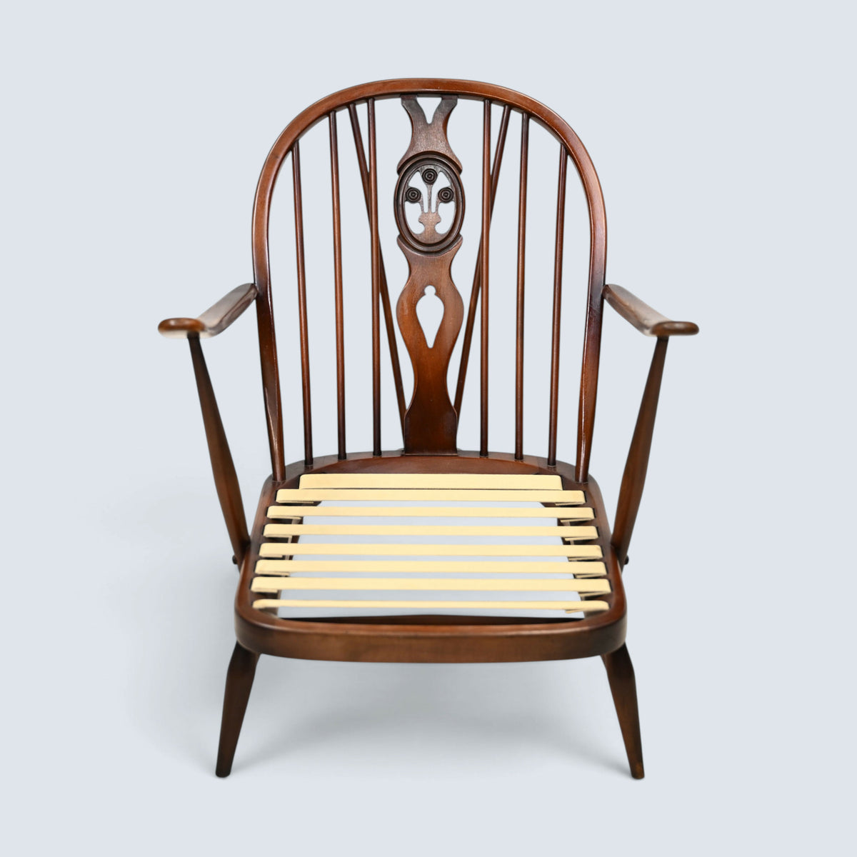 Ercol Fleur-De-Lys Easy Chair New Webbing (Pirelli) Frame Only FREE UK Delivery*