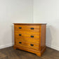 Edwardian Satin Walnut Three Drawer Bedroom Chest