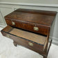 Vintage Georgian Chest Of Drawers Small Chest In Cuban Mahogany W Writing Slide