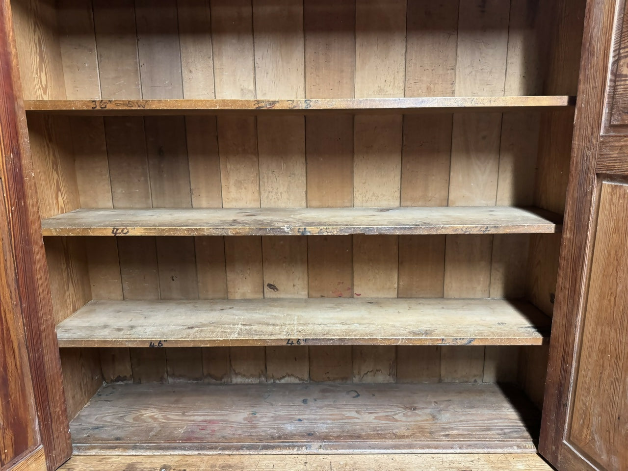 19th Century Pine School Cabinet