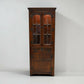Old Charm Corner Display Cabinet with Leaded Glass Tudor Brown FREE UK Delivery*