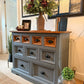 Heritage Grey Apothecary Chest of Drawers