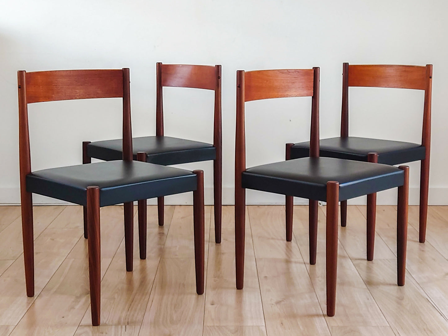 Mid Century Danish Dining Chairs By Poul M Volther For Frem Røjle