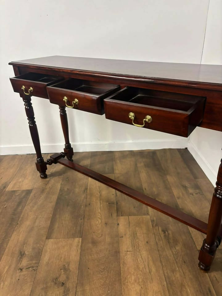 Reproduction Mahogany Console Table