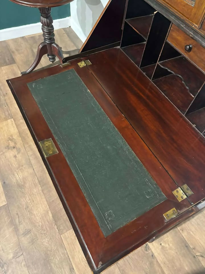 Vintage Mahogany Bureau Bookcase5