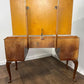 Vintage Austin Suite Walnut Dressing Table with Triple Mirror
