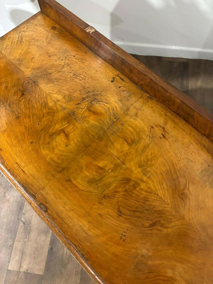 Vintage Burr Walnut Writing Desk