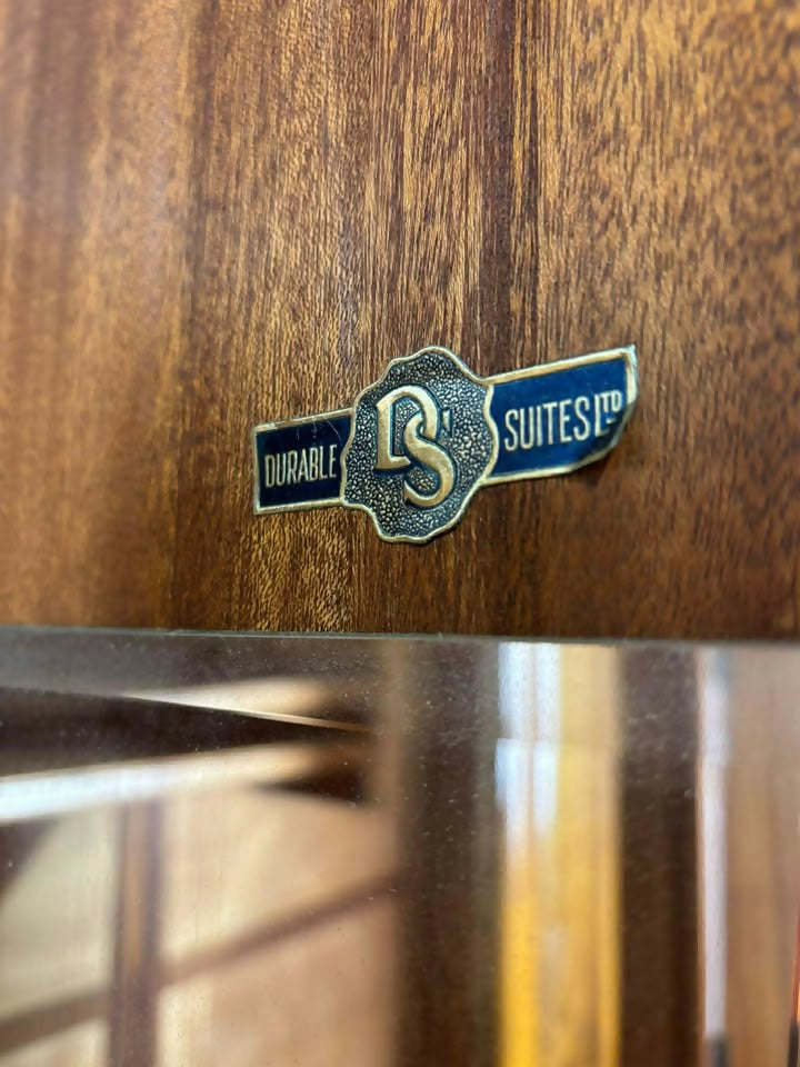 Art Deco Walnut Figured Ladies Wardrobe