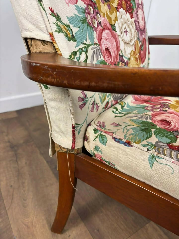 Vintage Parker Knoll Beech Fireside Chair