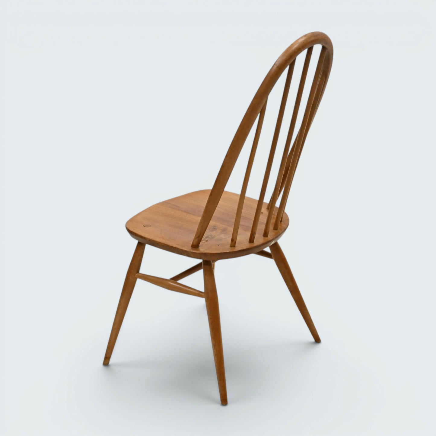 3 Ercol Dining Chairs Windsor Quaker Light Finish Vintage 1970s FREE UK Delivery