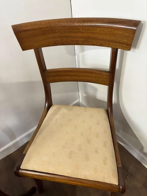 Set of Six Victorian Mahogany Dining Chairs