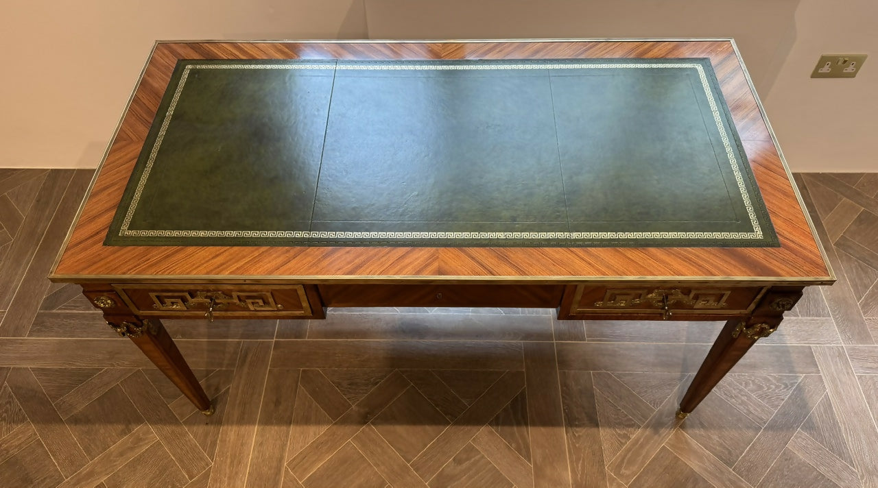 Fine Quality French Leather Top Writing Desk