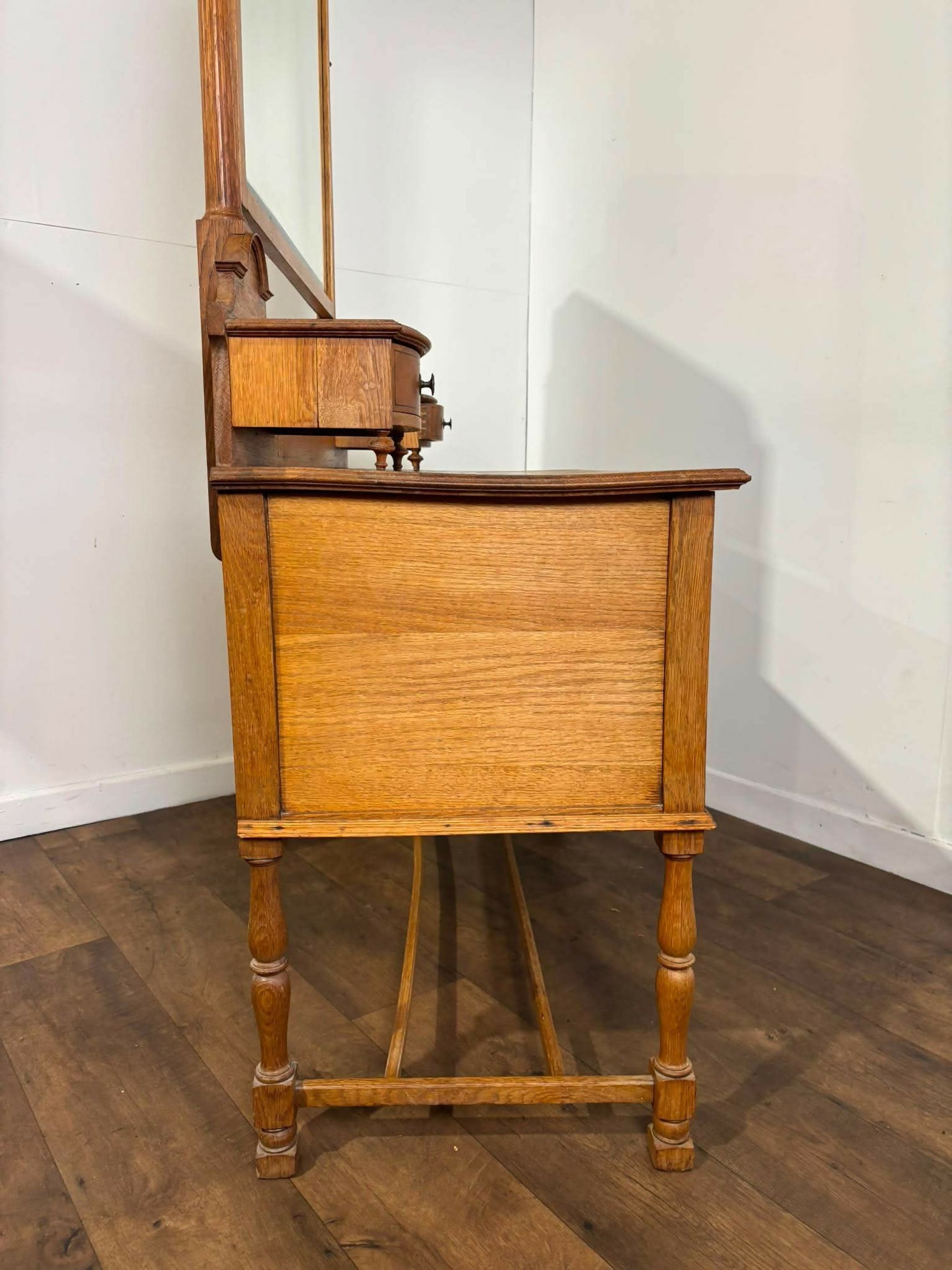 Edwardian Light Oak Dressing Table
