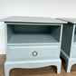 Stag Bedside Tables Pair - Baby Blue