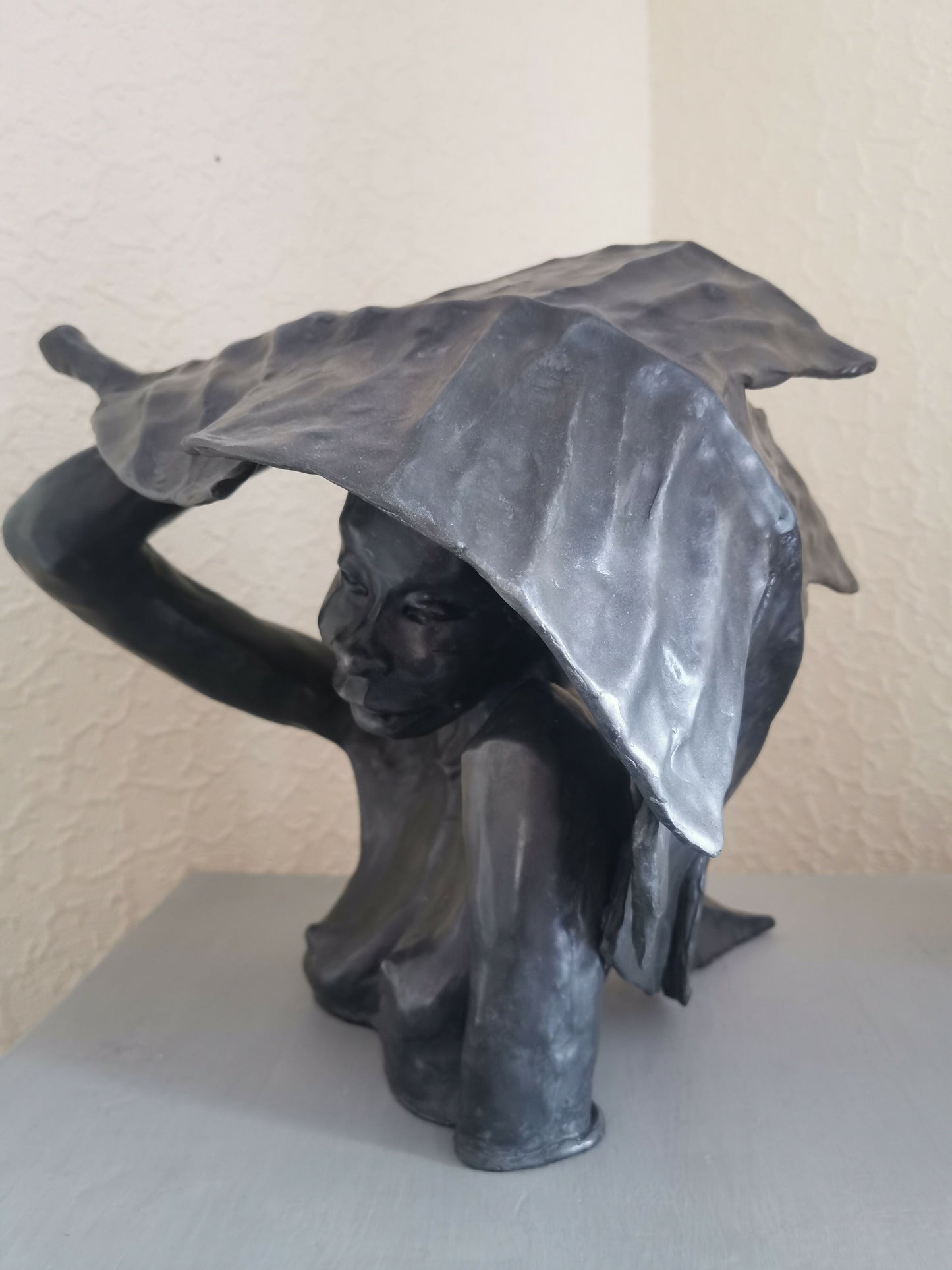 Cold cast bronze resin Tom Bowers bust