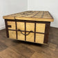 Very Large Bleached Rustic Indian Trunk / Coffee Table