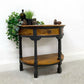 HALFMOON SOLID WOOD CONSOLE TABLE