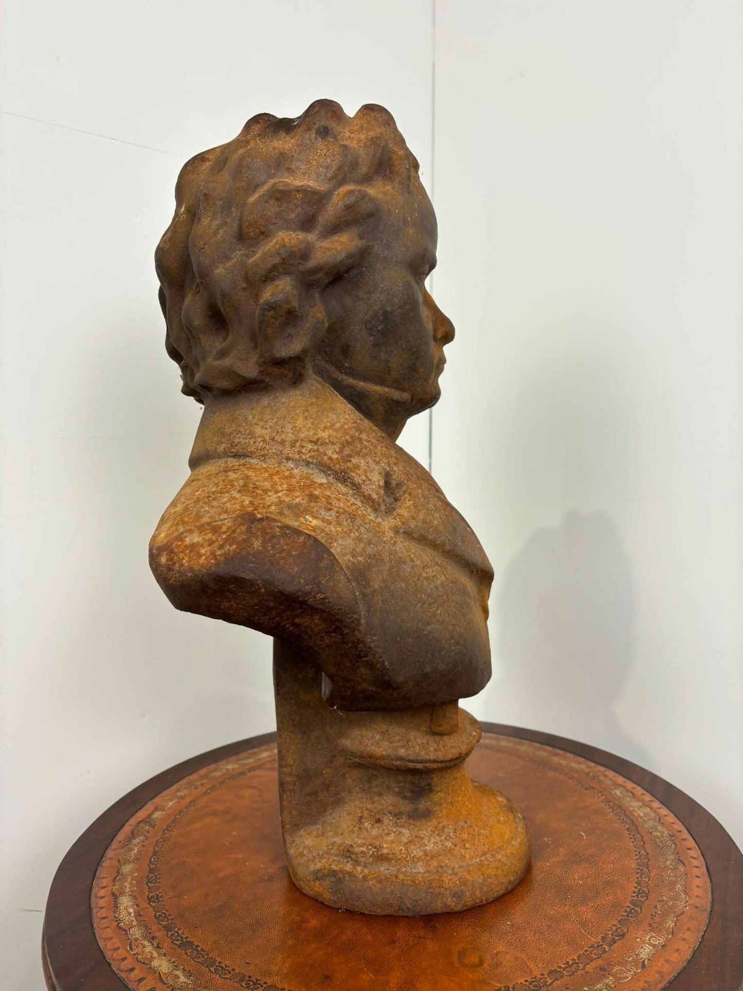 Heavy Cast Iron Bust of Beethoven
