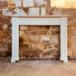 Painted Wooden Fireplace Surround | Classic Mantelpiece | Georgian Style Fire Surround | Off-White Traditional Fireplace Mantel