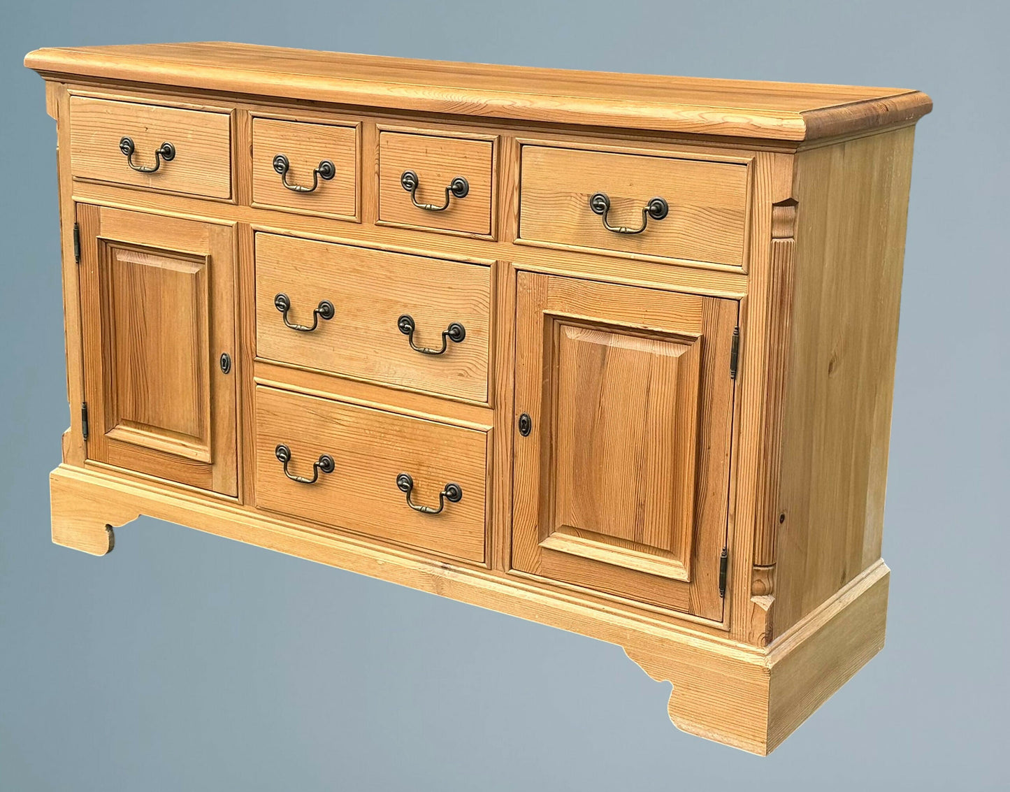Pine Sideboard or Dresser Base In The Georgian Style
