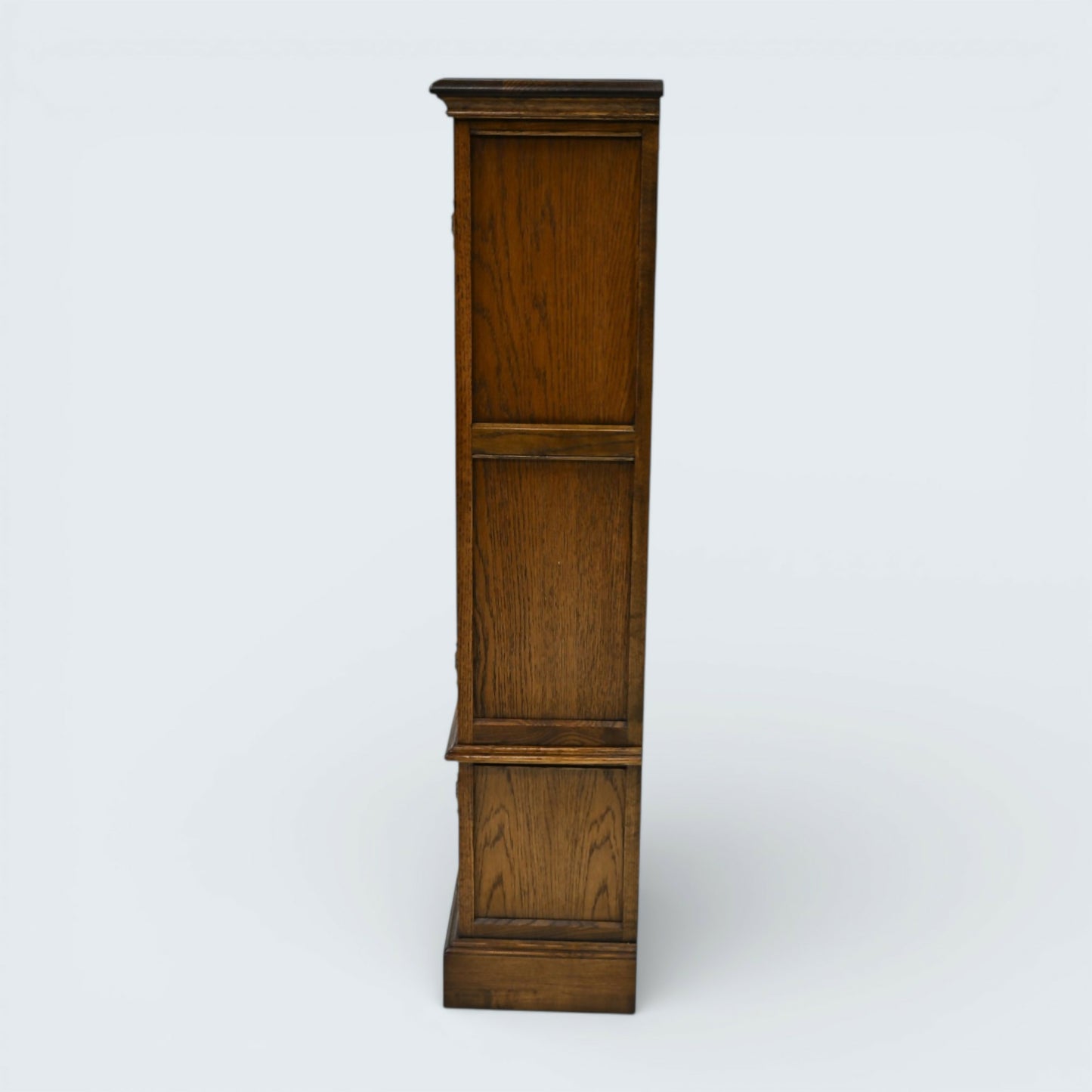 Old Charm Small Bookcase Display Cabinet 2 Shelves Light Oak FREE* UK Delivery