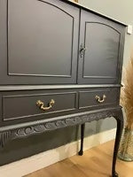 Dark grey drinks cocktail cabinet
