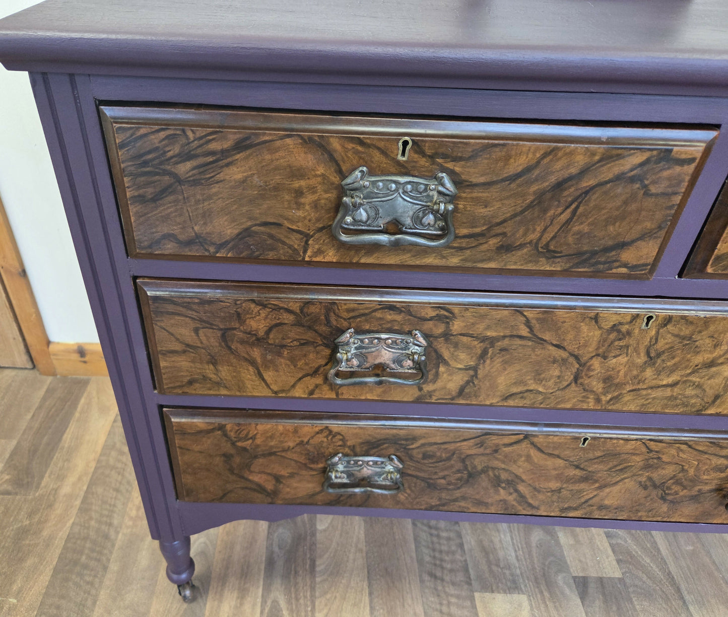 Vintage wooden drawers