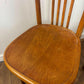 Set of Three Bentwood Spindle Back Dining Chairs