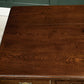 Large Antique Oak Pedestal Desk - Solid Oak