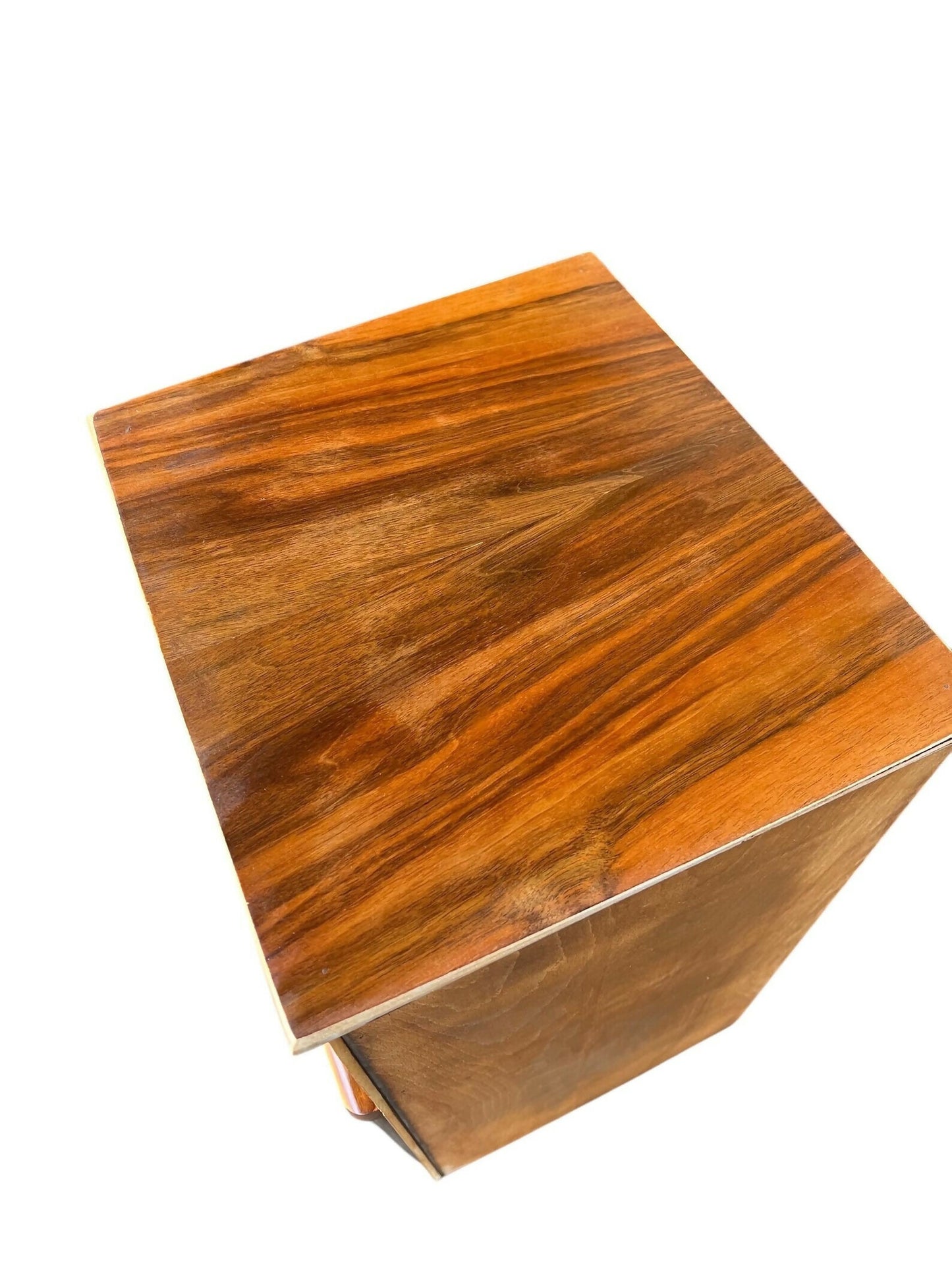 Vintage Walnut bedside cupboard side table