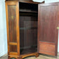 Exceptional Aesthetic Movement Mahogany Hall Wardrobe with Boxwood & Ebony Inlay, c. 1880