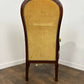 Reproduction Mahogany Button Back Armchair