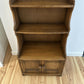 Ercol Waterfall Bookcase Elm Cupbard Vintage Ercol