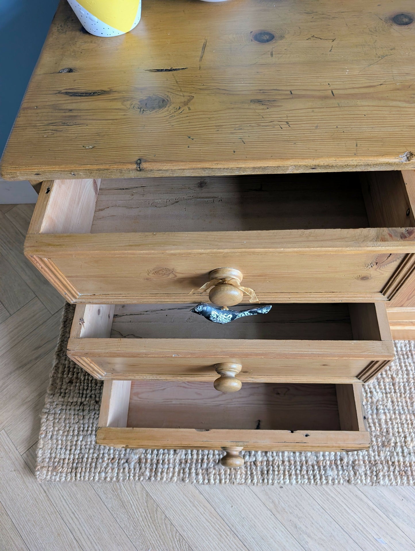 Rustic pine sideboard