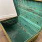 Vintage Indian Reclaimed Hand Painted Metal Trunk