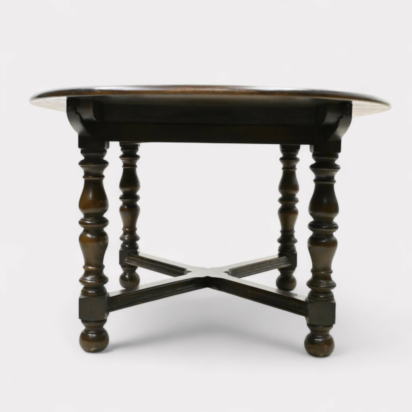 Ercol Extending Dining Table D End Seats 10 Model 705 Solid Elm FREE UK Delivery. SBR10599/1806E