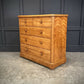 Vintage Victorian Satinwood Chest Of Drawers