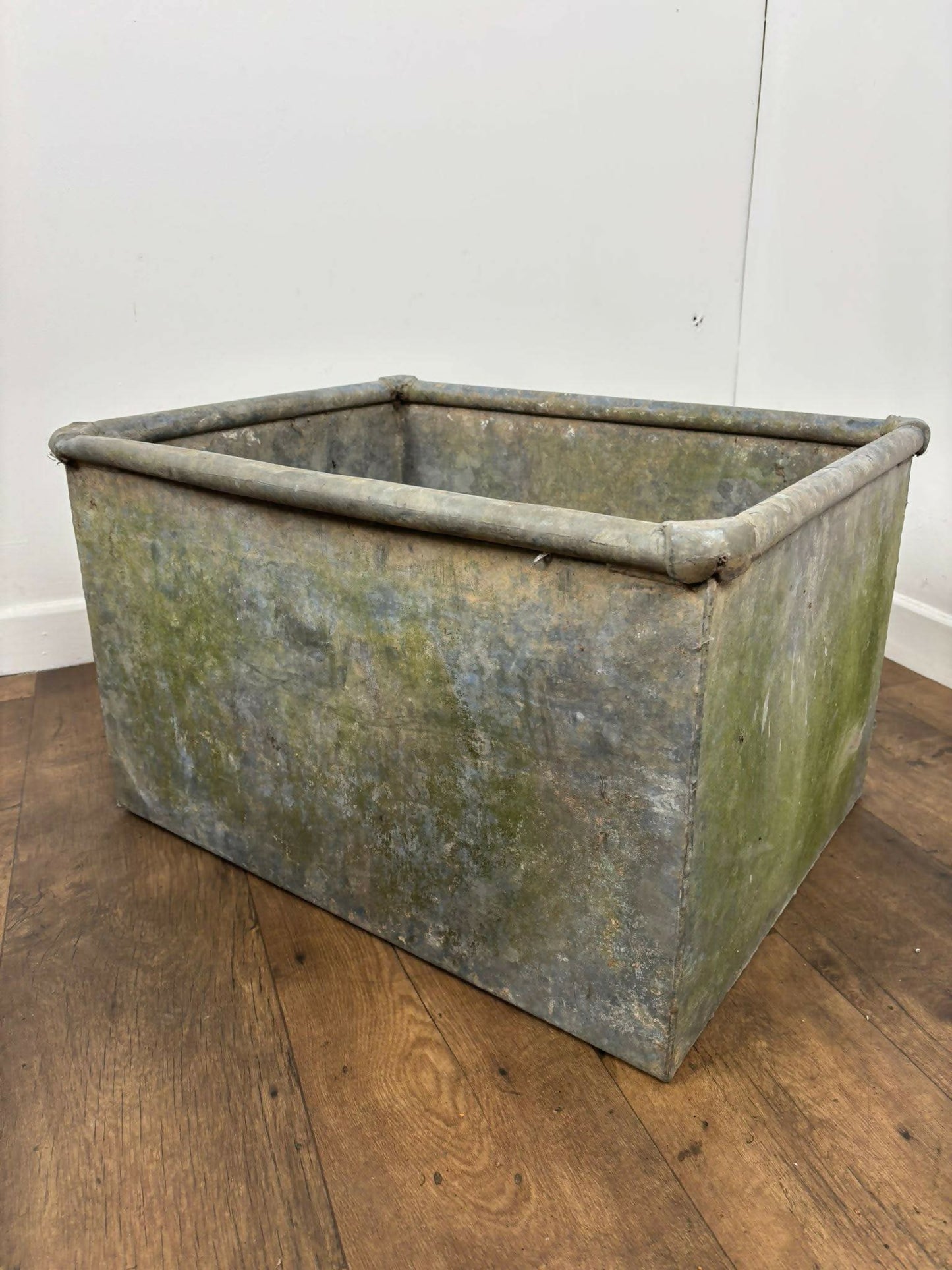 Vintage Galvanised Planter