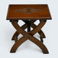 Old Charm Oak Folding Stool Coffee /Side Table FREE UK Delivery