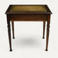 Antique Mahogany Desk Writing Table Green Leather Top Shoolbred FREE UK Delivery. SBR10598/1806E