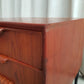 Vintage Pair of Danish Mid Century Bedside Chest Of Drawers Tables Retro Scandi R901