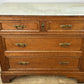Chest of Drawers Antique French Oak Marble Top 4 Drawers Carved Cabinet LOT 6290