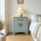 Restored Oriental Chinoiserie Style Cabinet in Modern Greeney Grey