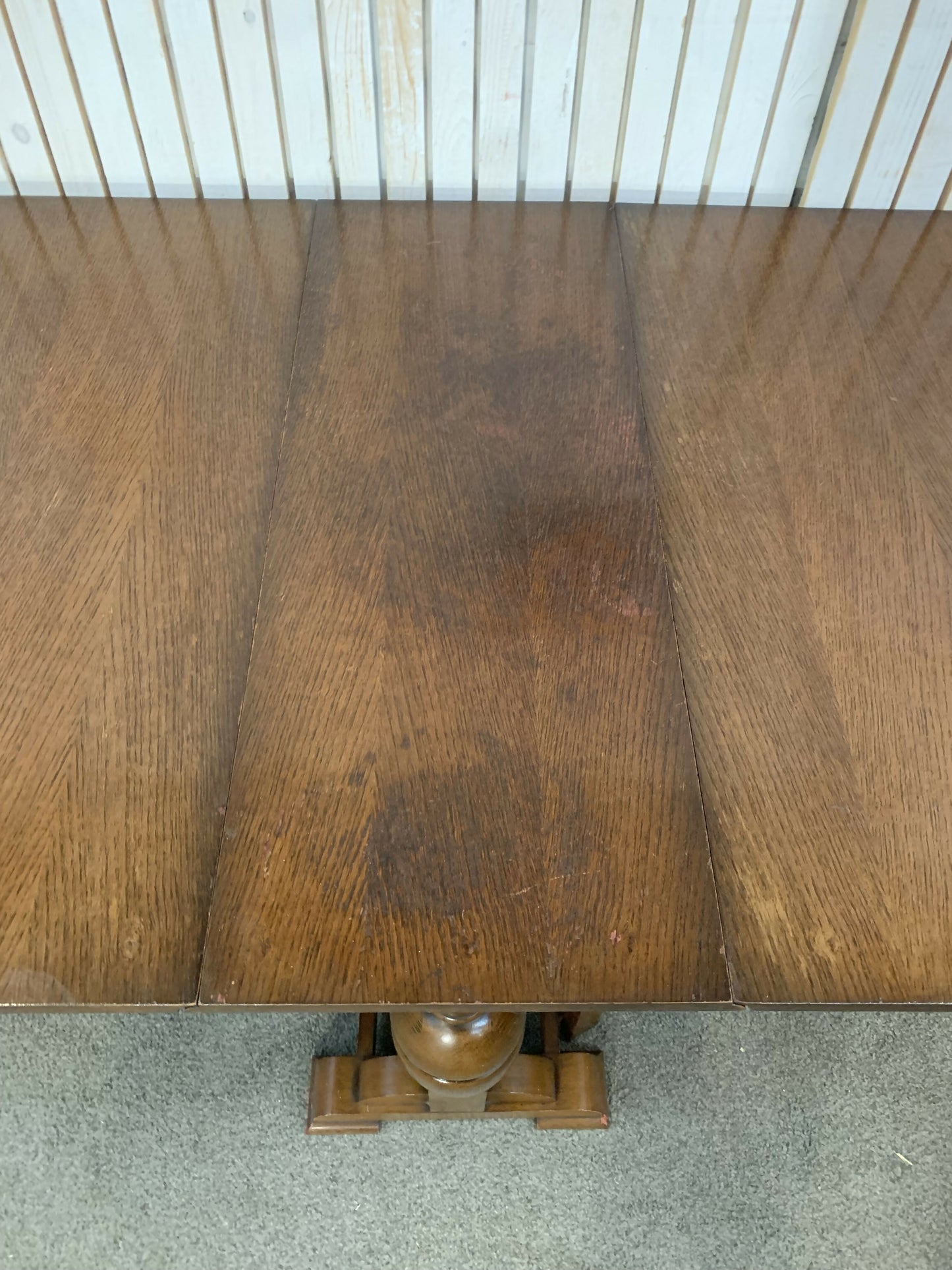 Vintage Drop Leaf Dining Table J. Heap & Co Solid Wood Extendable