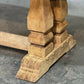 Large French Bleached Oak Farmhouse Dining Table