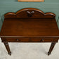 Victorian Mahogany Hall Console Table - Washstand - Bathroom Vanity Converison?
